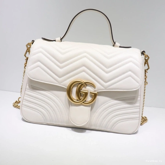 First bag ru bag top Gucci handle Marmont GG medium 0820